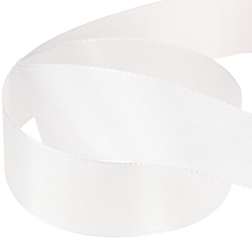 Artikel Dekorationsband presentband vit polyester 40mm 50m