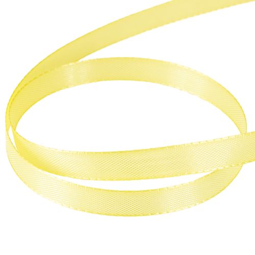 Artikel Dekorativt band taftband presentband ljusgult 10mm 50m