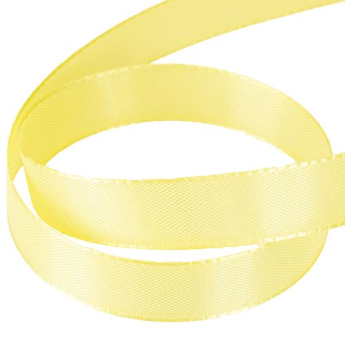 Artikel Dekorativt band taftband presentband ljusgult 15mm 50m
