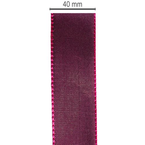 Presentband, lila taftband, elegant glänsande, 25 mm brett, 50 m långt | Floristik24.se