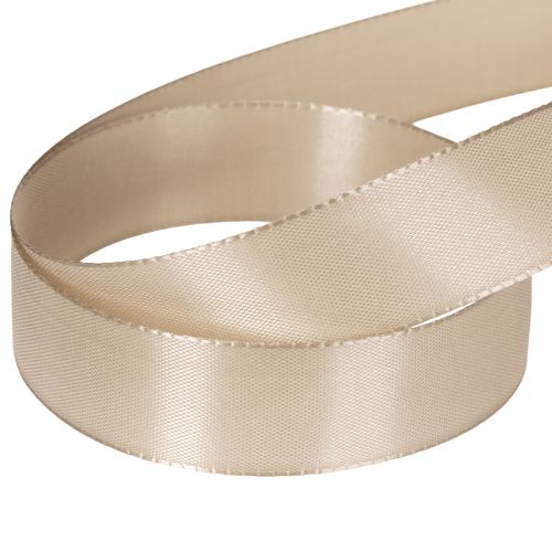Dekorativt band satinbeige