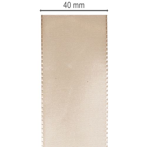 Dekorativt taftband på rulle, rosettband, 40 mm brett, 50 m. | Floristik24.se