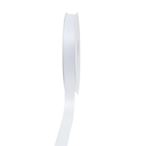 Dekorationsband vit 8mm 50m