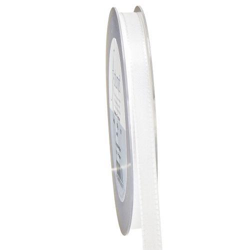 Dekorativt band vitt 8mm 50m