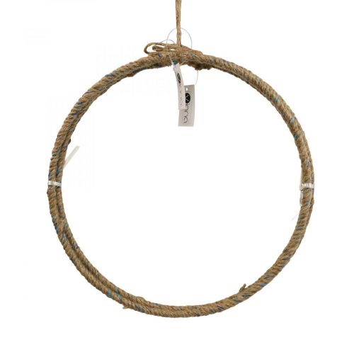 Artikel Dekorring jute Scandi dekorativ ring för upphängning Ø30cm 3st