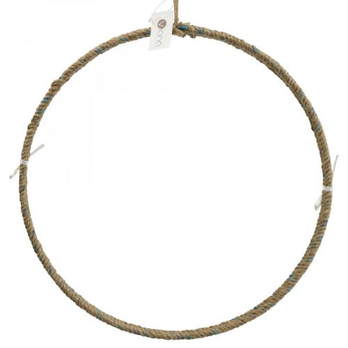 Dekorring jute Scandi dekorativ ring för upphängning Ø40cm 2st