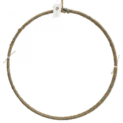 Floristik24 Dekorring jute Scandi dekorativ ring för upphängning Ø40cm 2 st