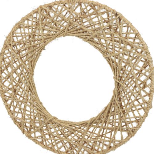 Artikel Dekorativa ringar juteklädda hängande dekoration boho dekoration naturlig Ø38cm 2st