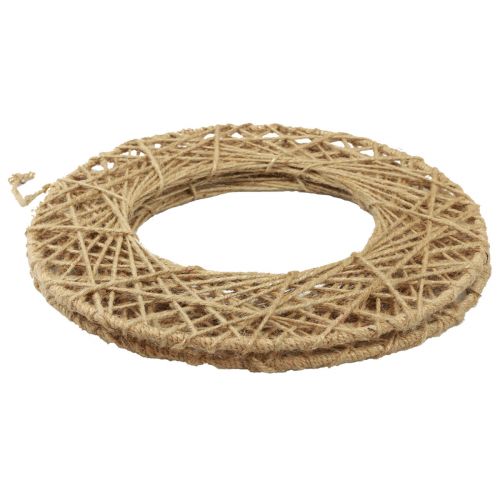 Artikel Dekorativa ringar juteklädda hängande dekoration boho dekoration naturlig Ø38cm 2st