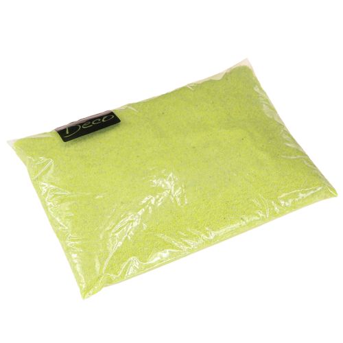 Artikel Dekorationssand gul neonfärgad sand 0,5 mm sand neongul 1 kg