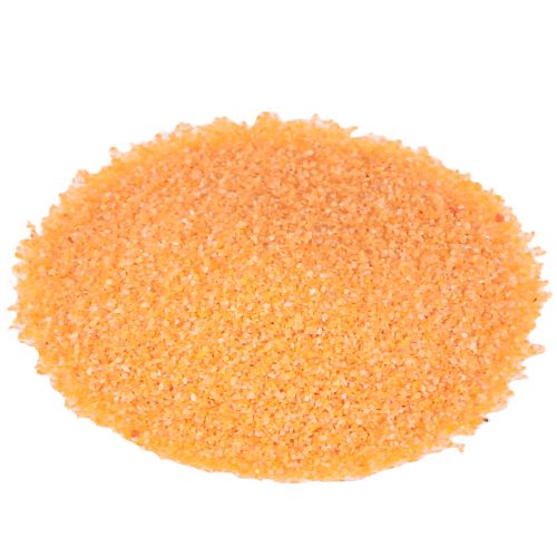 Dekorationssand orange neonfärgad sand 0,5 mm 1 kg