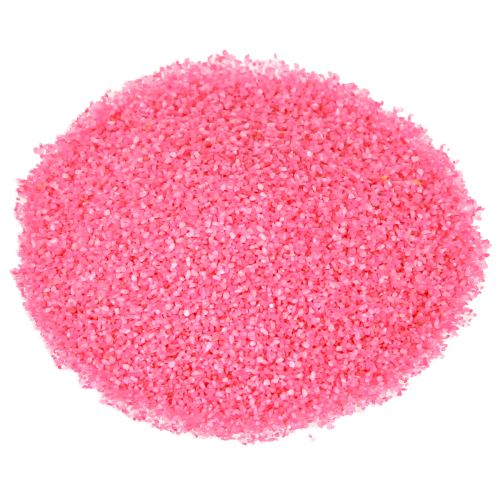 Dekorationssand rosa hobbysand färgad sand 0,5 mm neonrosa 1 kg