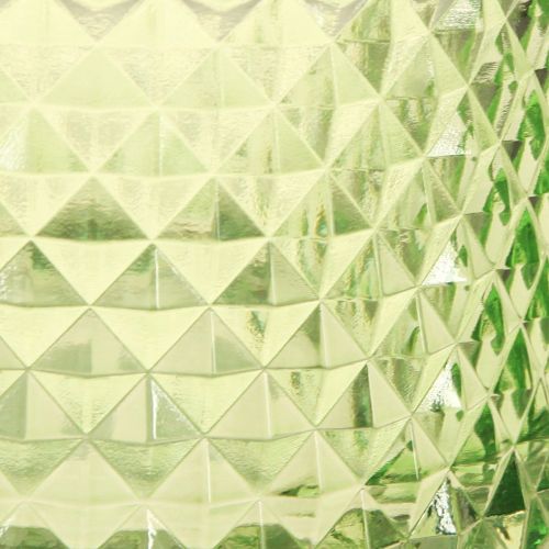 Artikel Dekorativ skål värmeljushållare i glas grön retro Ø10,5cm 2st