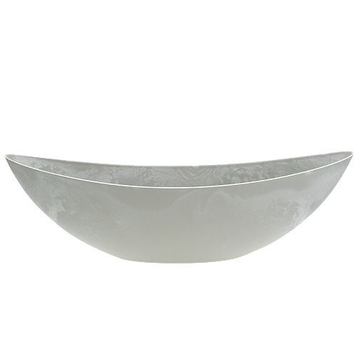 Artikel Dekorativ skål ljusgrå 55,5cm x 14cm H17,5cm 1 st.
