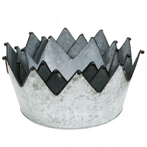Artikel Dekorativ skål metall skål krona Ø26,5/22,5/19cm set om 3