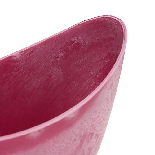 Artikel Dekorskål plast rosa 20cm x 9cm H11,5cm 1 st