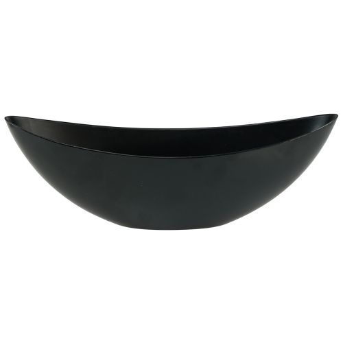 Artikel Dekorskål svart bordsdekoration växtbåt 38,5x12,5x13cm