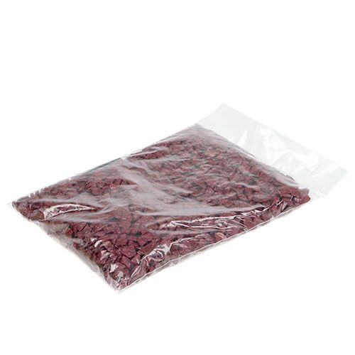 Floristik24 Dekorstenar 9mm - 13mm 2kg Bourgogne