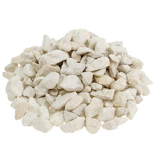 Floristik24 Dekorationsstenar 9mm - 13mm 2kg kräm
