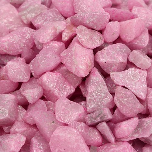 Floristik24 Dekorationsstenar 9mm - 13mm rosa 2kg