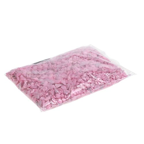 Floristik24 Dekorationsstenar 9mm - 13mm rosa 2kg