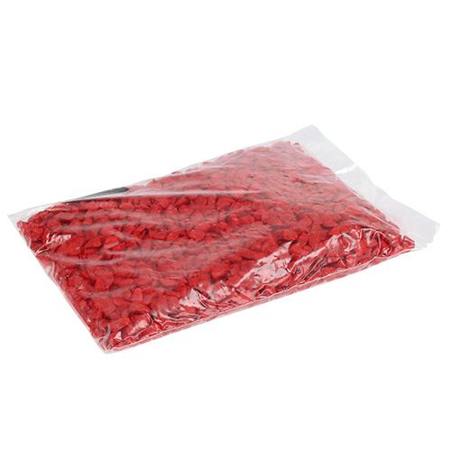 Floristik24 Dekorstenar 9mm - 13mm röda 2kg