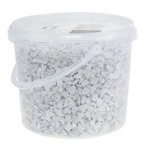 Artikel Deco Stones 9mm - 13mm Vit 5L