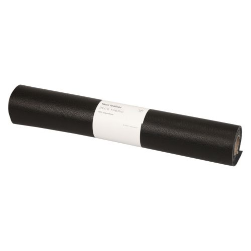 Artikel Imiterat läder svart dekorativt tyg svart läder 33cm×1,35m