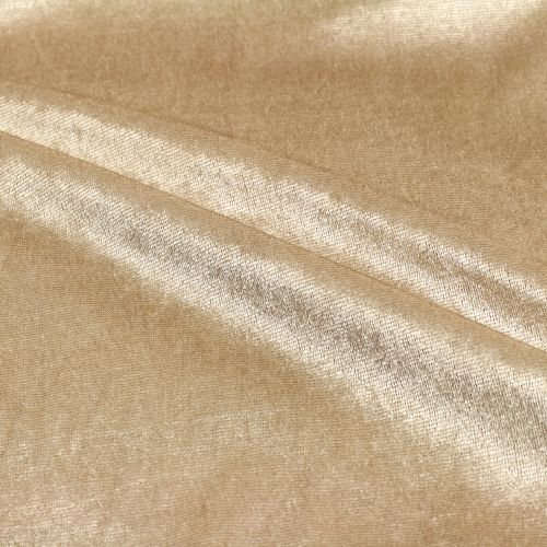 Floristik24 Dekorativt tyg Sammet Sand 140cm x 300cm