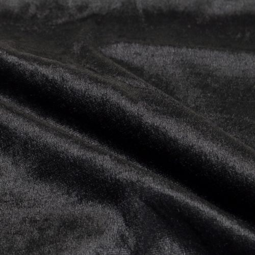 Floristik24 Dekorativt tyg sammetssvart 140cm x 270cm
