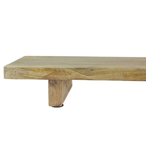 Floristik24 Dekorativ träbricka med mangoträbotten 80x6x27,5cm