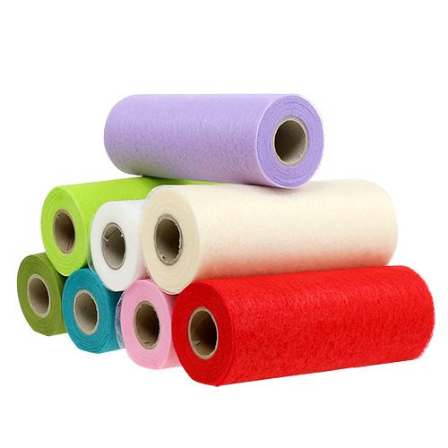 Dekorativ fleece-bordslöpare 23 cm färgad 25m