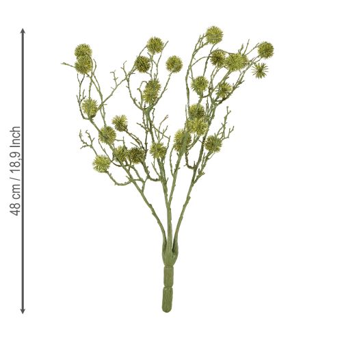 Artikel Dekorativ gren sötgummiträd frukter ljusgrön 48cm
