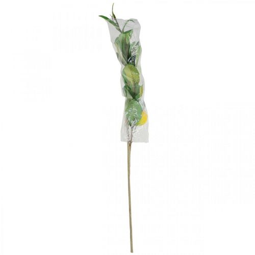 Artikel Dekorativ citrongren med blommor och frukter H68cm