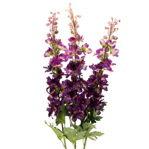 Artikel Dekorativ riddersporre som konstgjord blomma för eleganta blomaccenter, 79 cm, 3 stycken