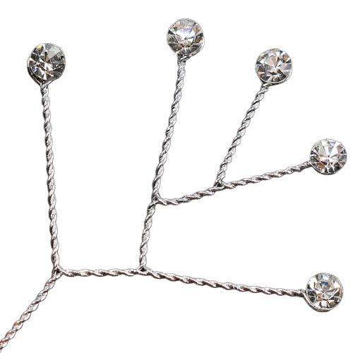 Artikel Diamantsträng klar blank 10cm 12 st