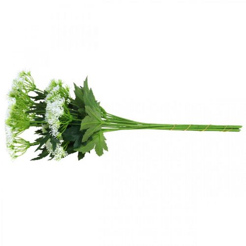 Artikel Dillblommande, konstgjorda örter, dekorativ växt grön, vit 49cm 9st