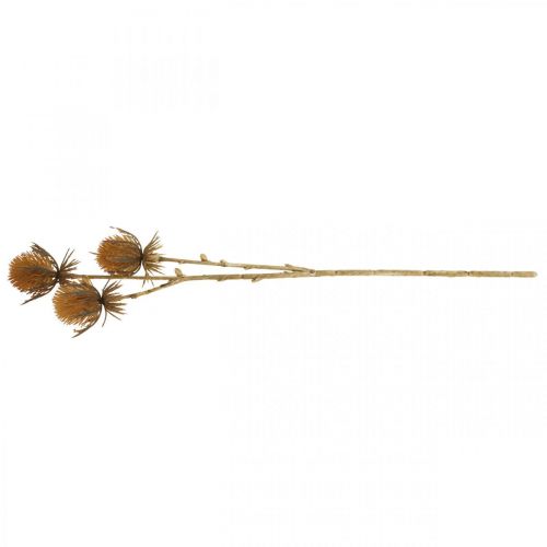 Artikel Thistle Branch Brun konstgjord växt Höstdekoration 38cm Konstgjord växt som den äkta varan!