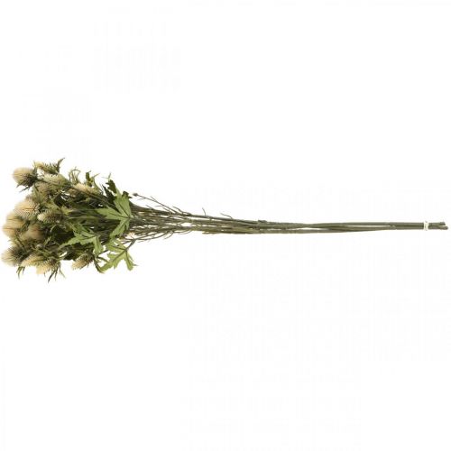 Artikel Tistel konstgjord deco grenkräm 10 blomhuvuden 68cm 3st