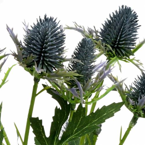 Floristik24 Tistel konstgjord blomma blå 70cm