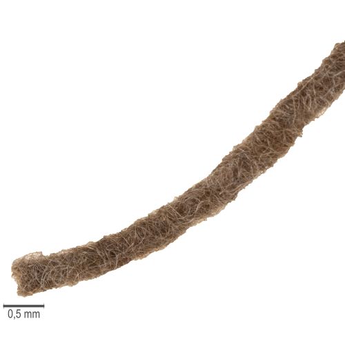 Artikel Brunt ullsnöre, 55m dekorativt snöre för blomsterhandel och hantverk