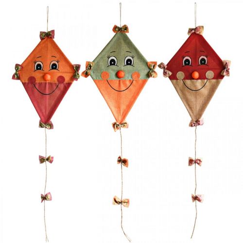 Floristik24 Deco drake att hänga upp höstdekoration jute sorterad 40×55cm 3st