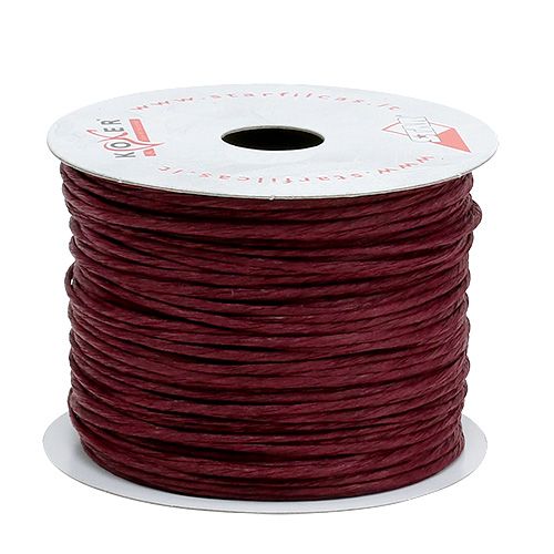 Floristik24 Trådlindad 50m Bordeaux
