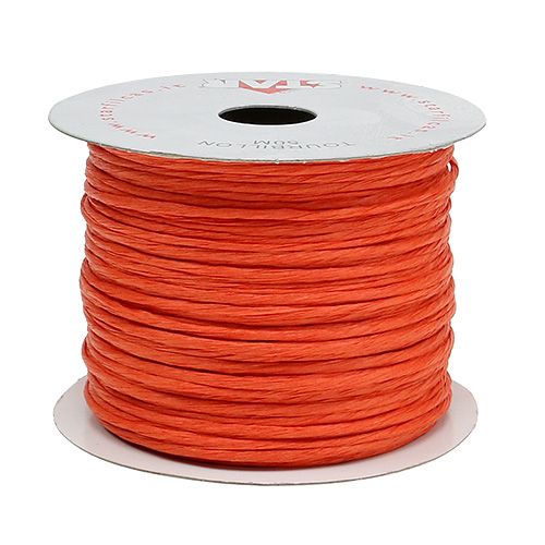 Floristik24 Tråd lindad 50m orange