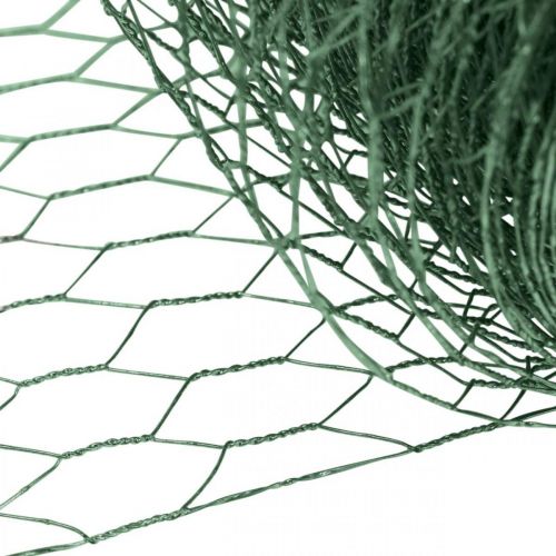 Hexagon Mesh Grön tråd PVC-belagd trådnät 50cm×10m