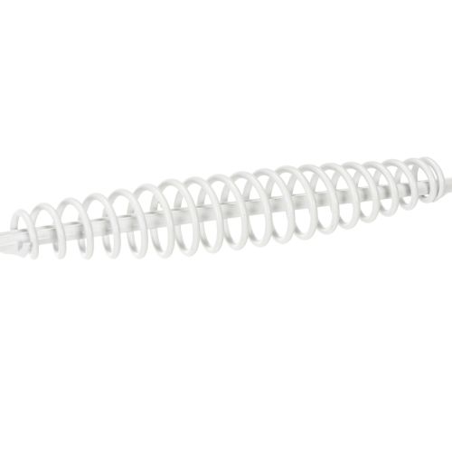 Artikel Trådkorg med handtag, vit metall, Ø25/30/35cm, set om 3