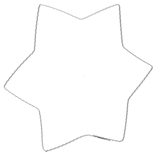 Artikel Trådstjärna vågring trådstjärnor för kransar 30cm 10 st