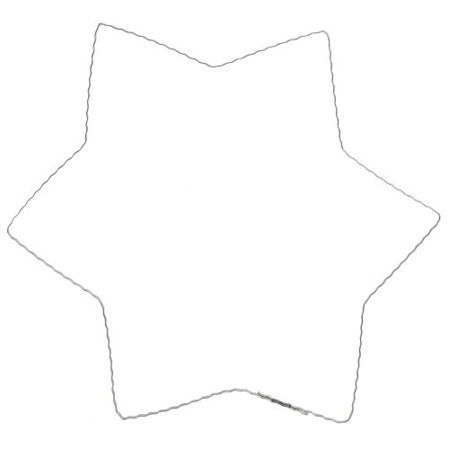 Artikel Trådstjärna vågring trådstjärnor för kransar 30cm 10 st