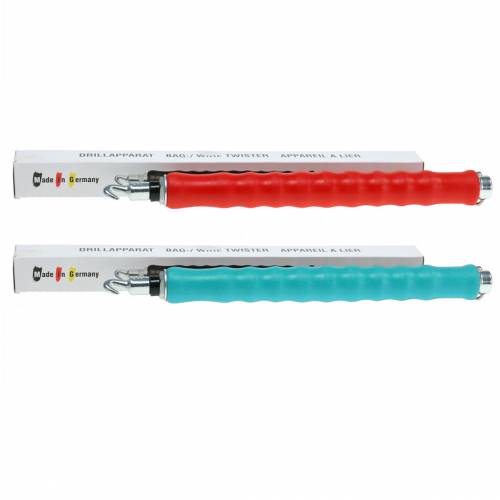 Floristik24 Borranordning DrillMaster trådborr Twister röd eller blå 31cm