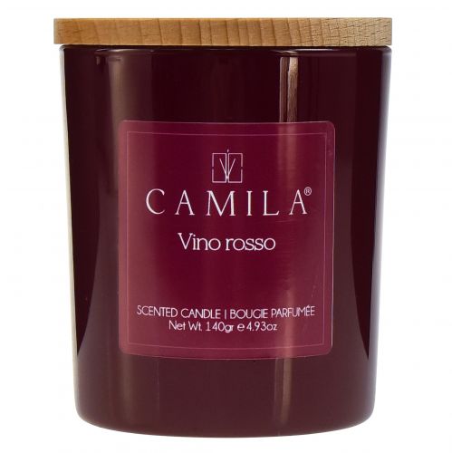 Artikel Doftljus i glas Camila rödvin Ø7,5cm H8cm